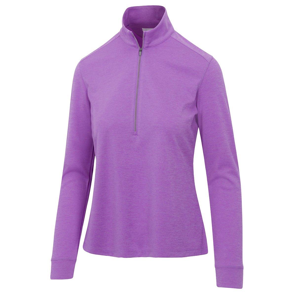 Greg Norman Ladies Freedom Performance Pullover Zip Golf Mid layer