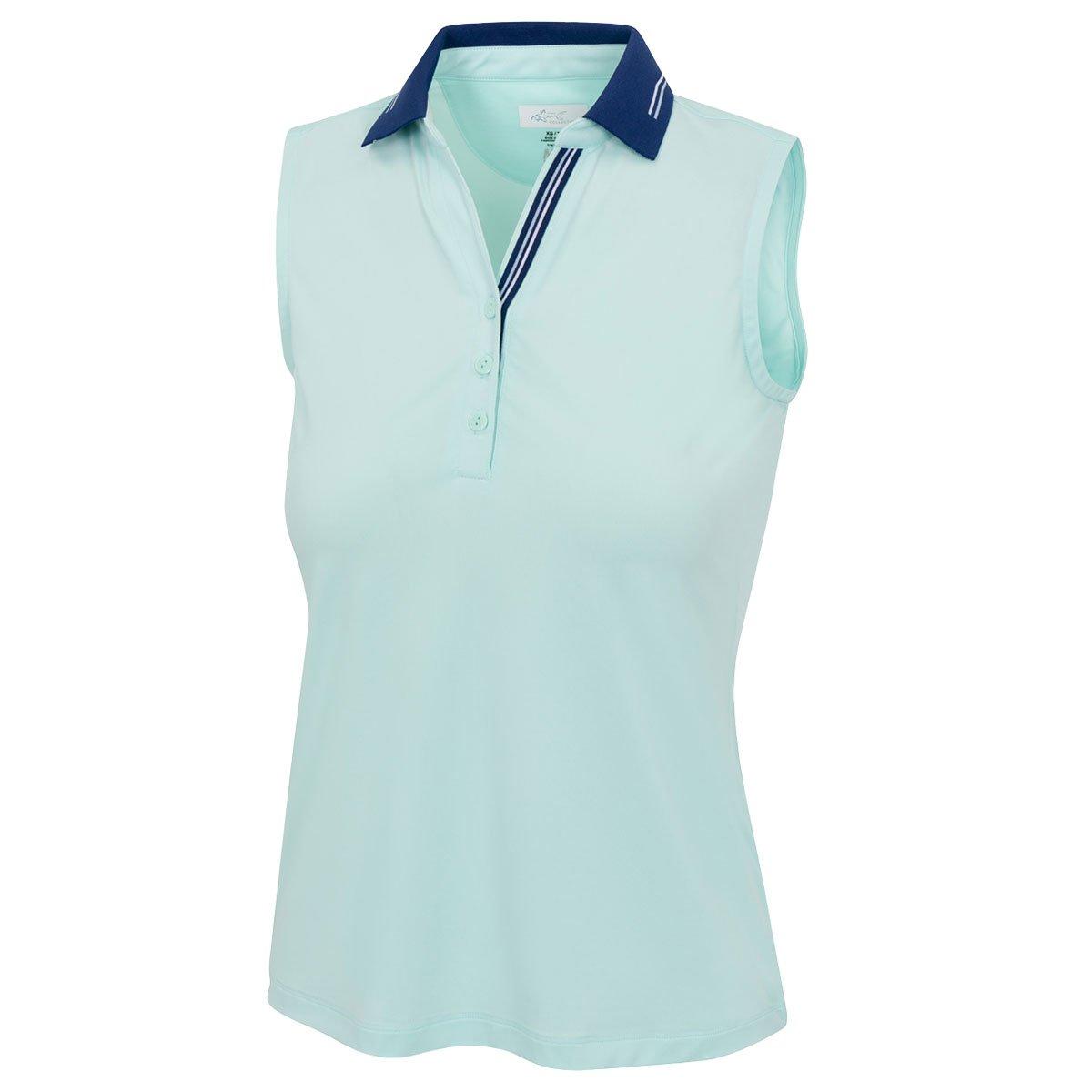 Greg Norman Ladies Greg Norman Rally Tipped Polo Shirt