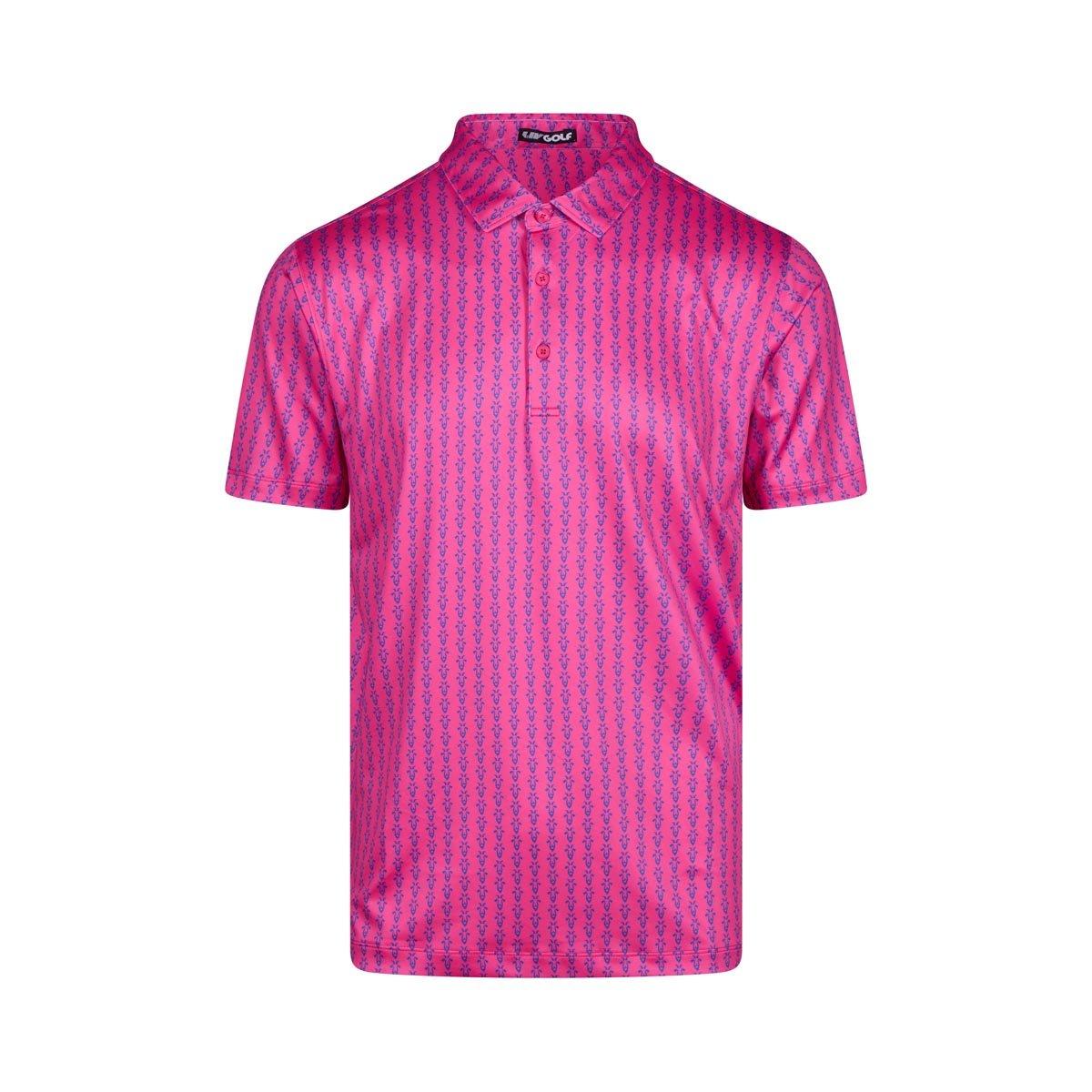 LIV Golf Men's Range Goats AOP Polo Shirt