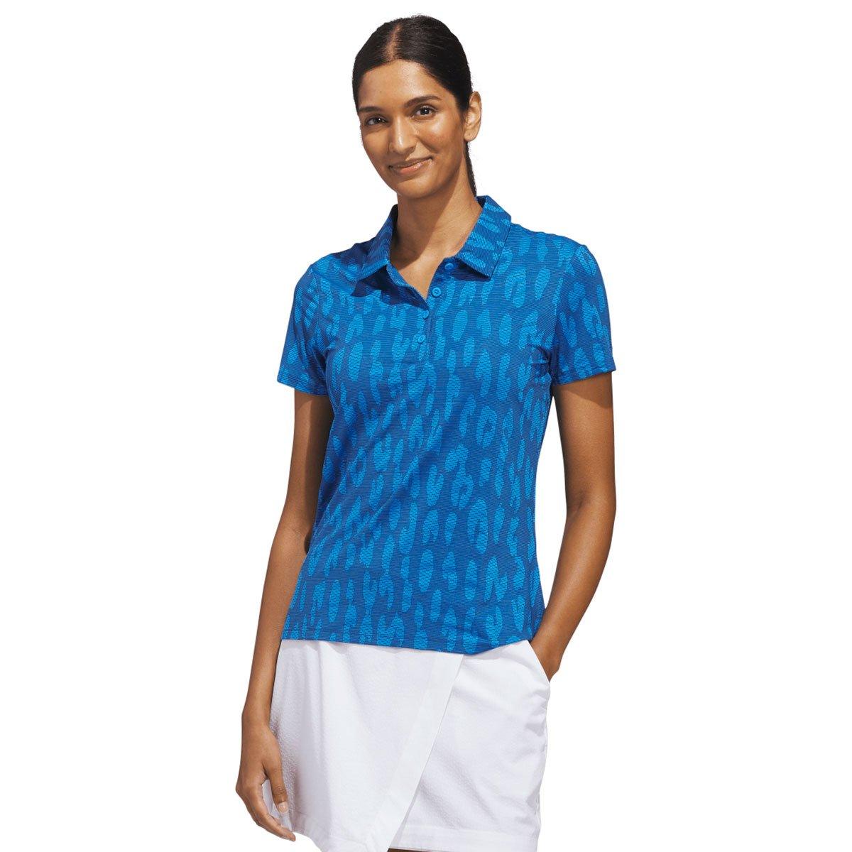 Adidas Ladies Adidas Ultimate365 Jacquard Climacool Polo Shirt