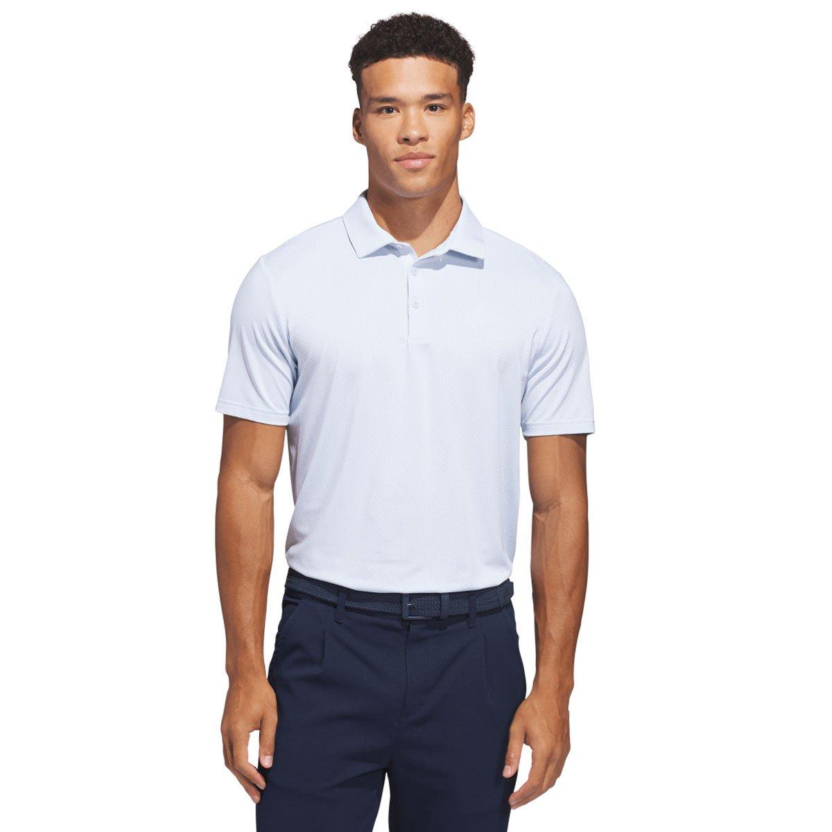 adidas Men's Performance Textured Golf Polo Shirt