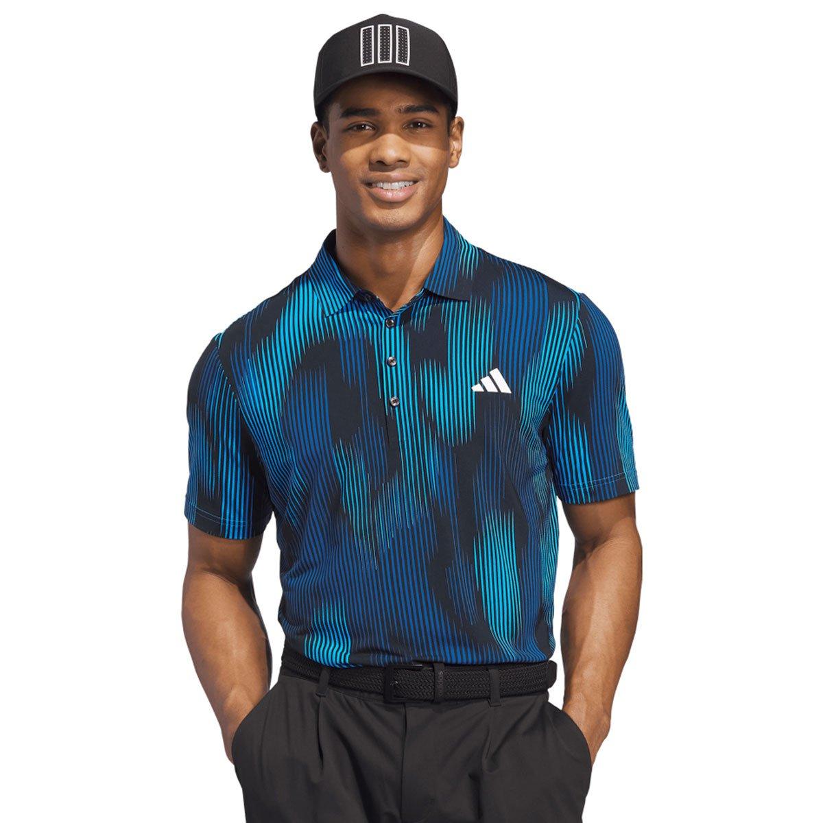 Adidas Ultimate365 Tour Cool Feel Print Polo Shirt