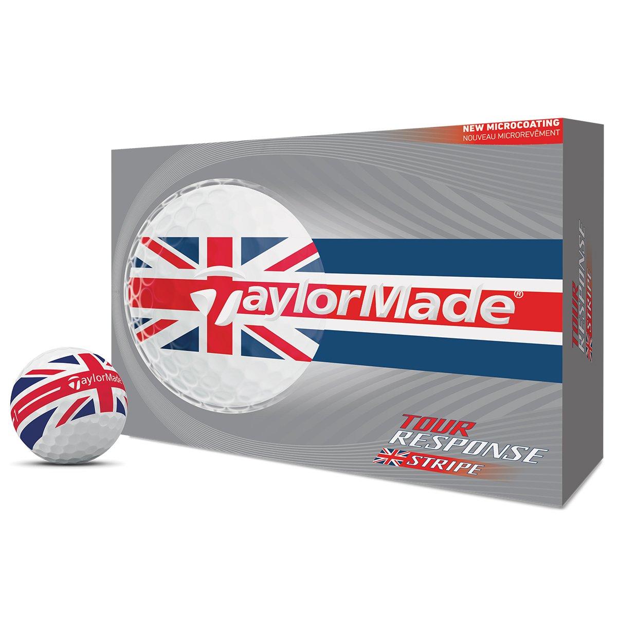 TaylorMade Tour Response Stripe UK 12 Golf Ball Pack