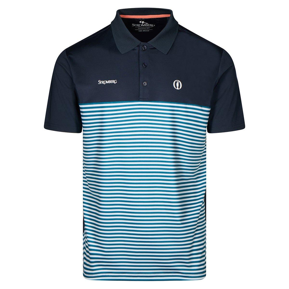 Stromberg Alston Stripe Open Polo Shirt