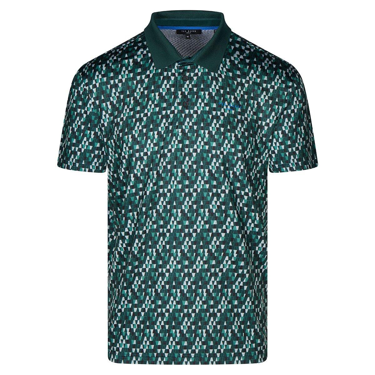 Ted Baker Men's Allcot Geo Print Golf Polo Shirt 