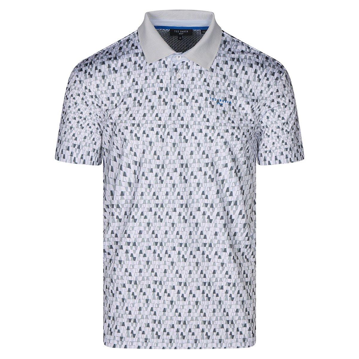 Ted Baker Men's Allcot Geo Print Golf Polo Shirt 
