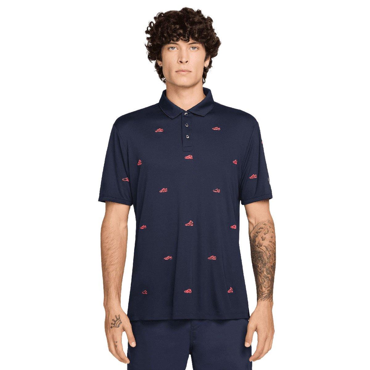 Nike Men's Par Shoe Embroidery Golf Polo Shirt 