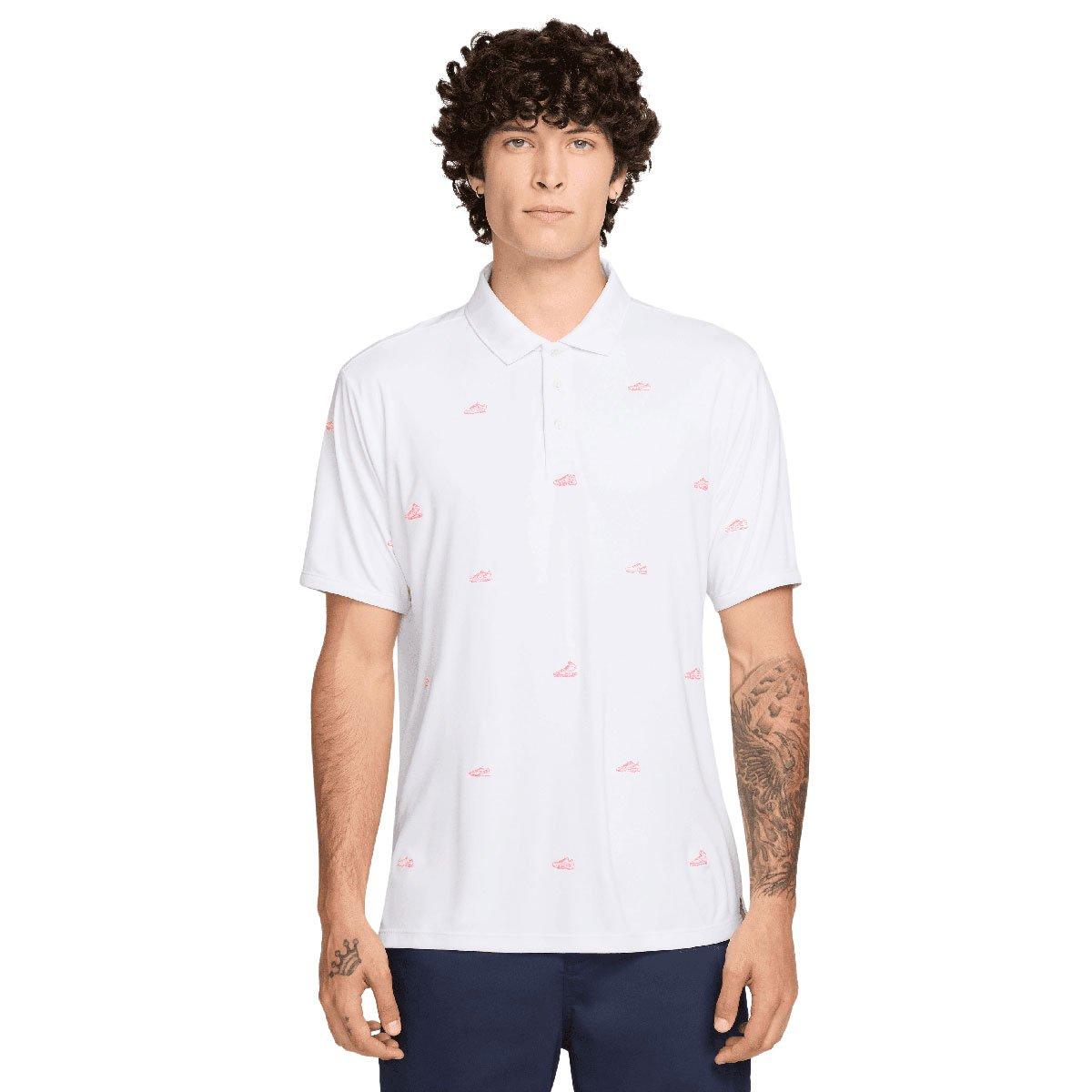 Nike Men's Par Shoe Embroidery Golf Polo Shirt 