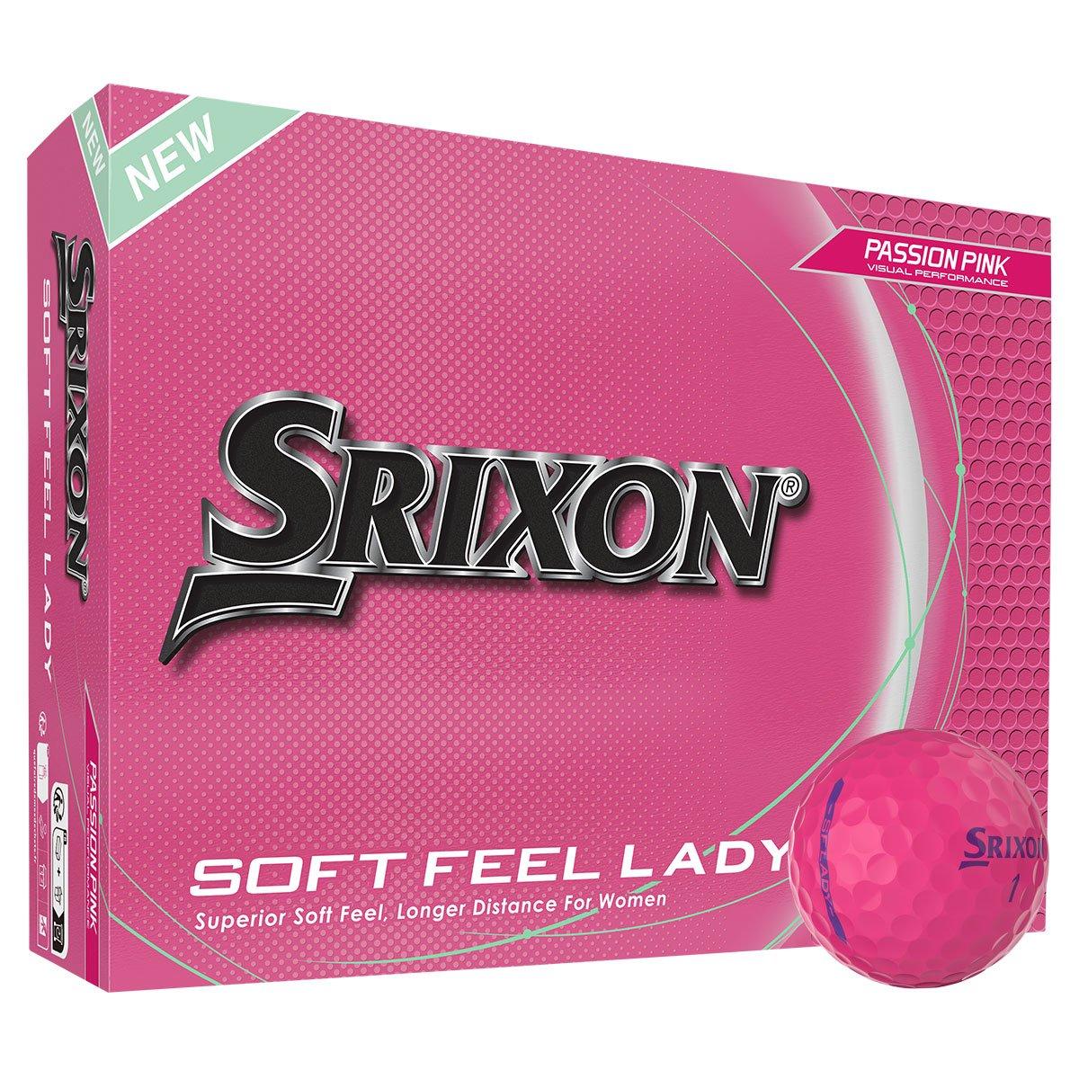 Srixon Ladies Soft Feel 12 Golf Ball Pack - Personalised
