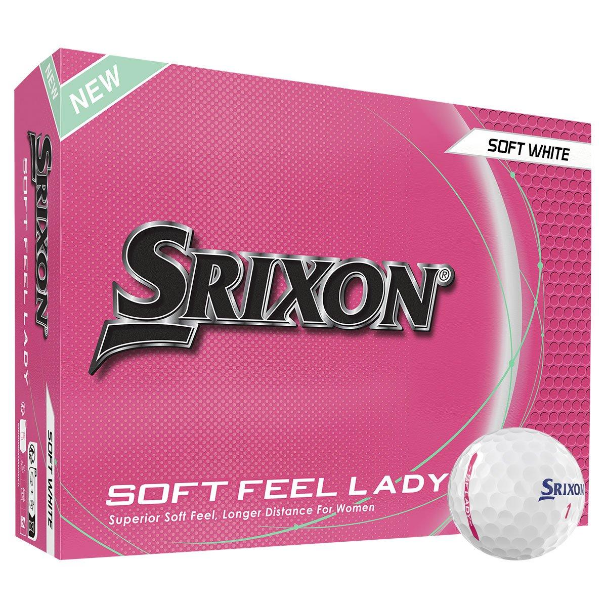 Srixon Ladies Soft Feel 12 Golf Ball Pack - Personalised