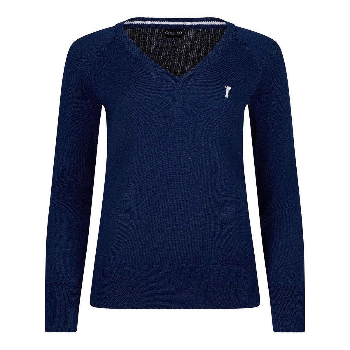 GOLFINO Ladies V-Neck Core Golf Mid Layer