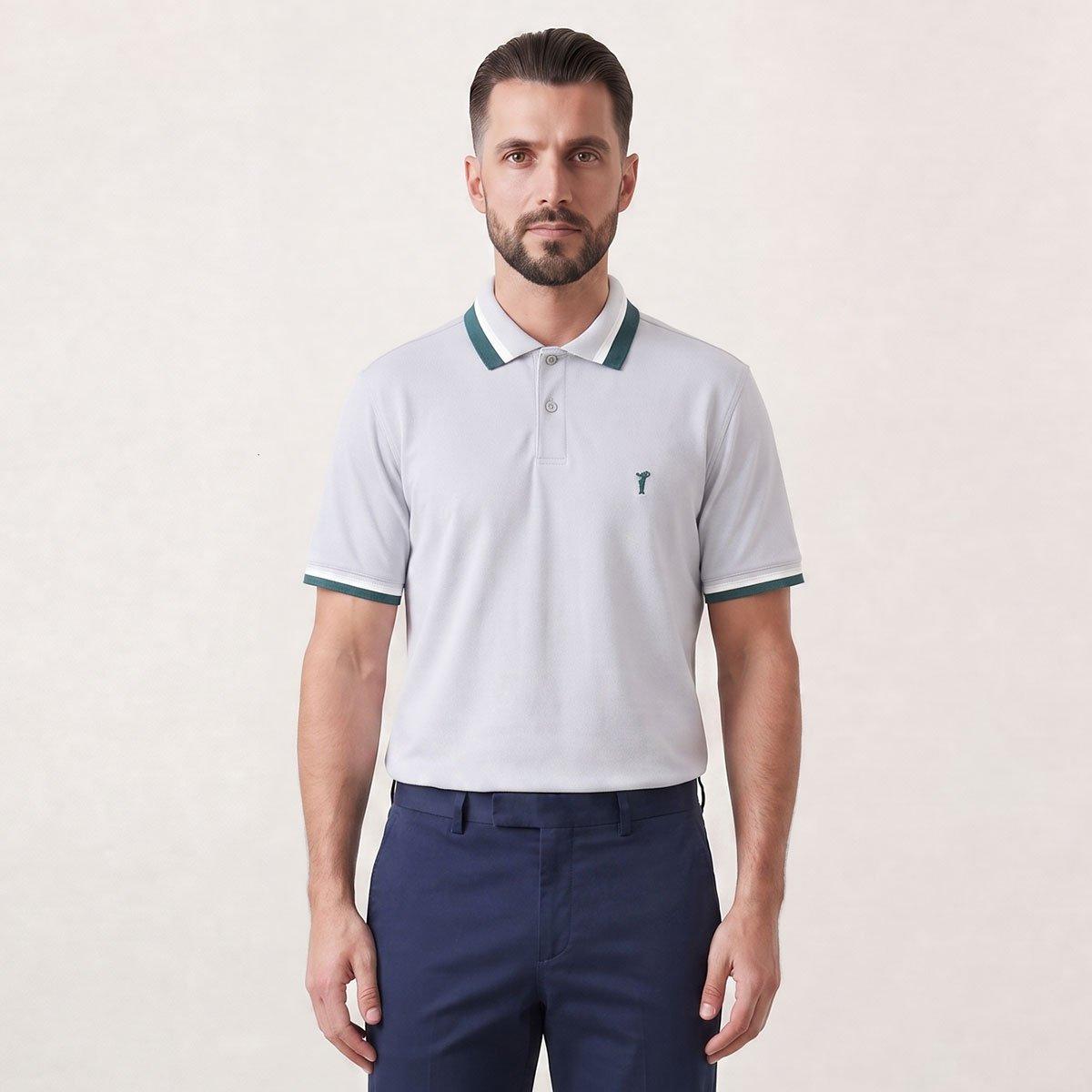 GOLFINO Men's Barseback Short Sleeve Golf Polo Shirt