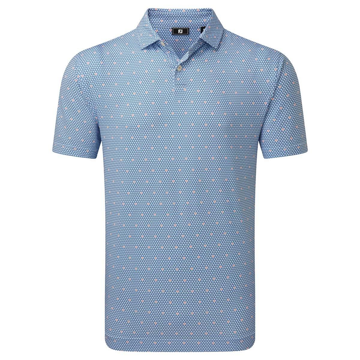 FootJoy Men's Ginko Geo Pique Golf Polo Shirt