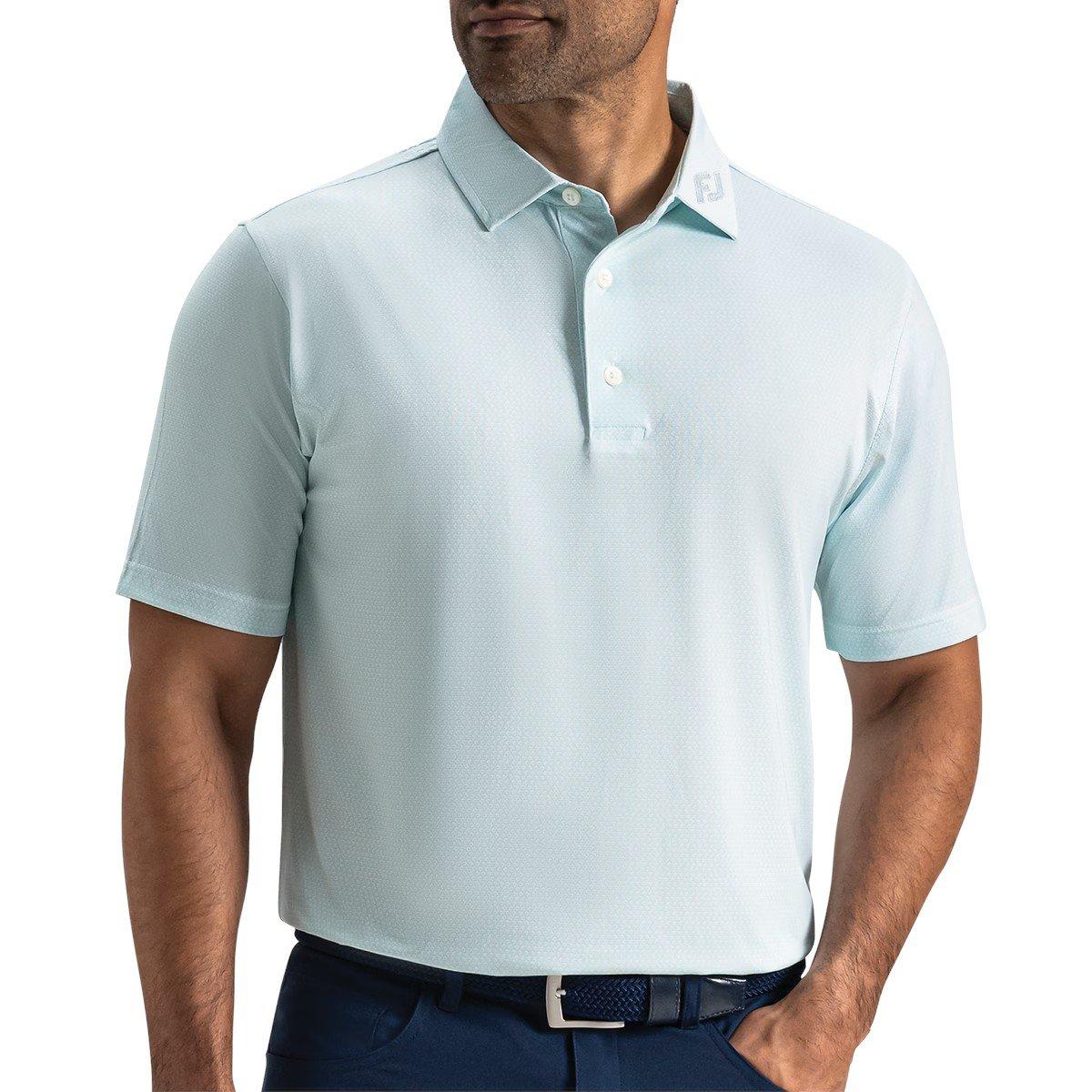 FootJoy Men's Heritage Logo Lisle Golf Polo Shirt