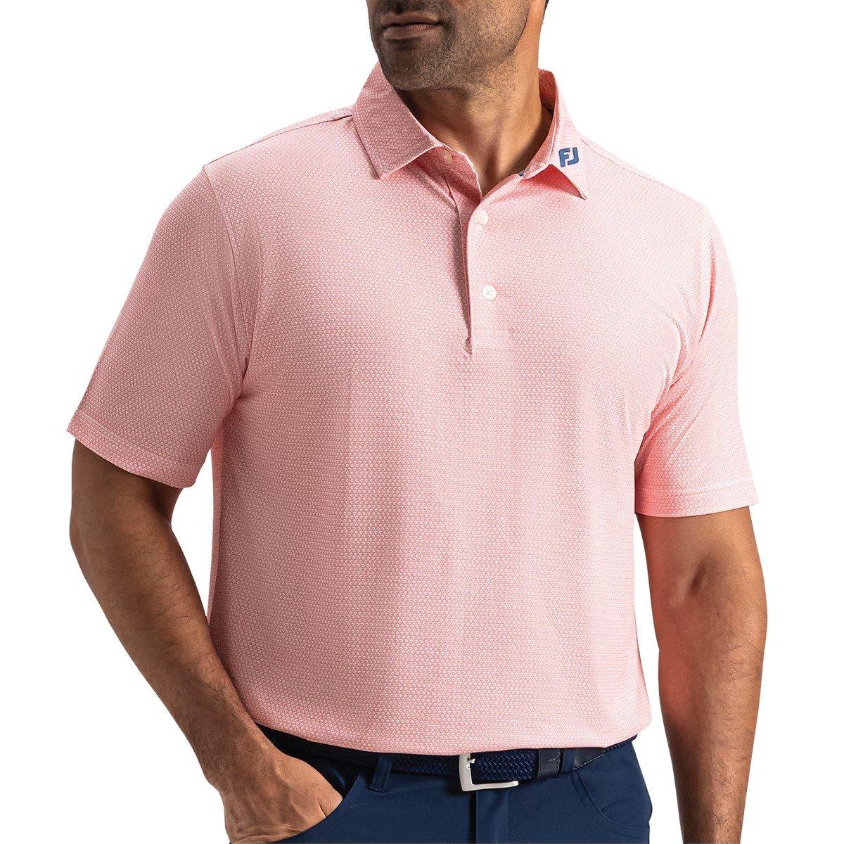 FootJoy Men's Heritage Logo Lisle Golf Polo Shirt