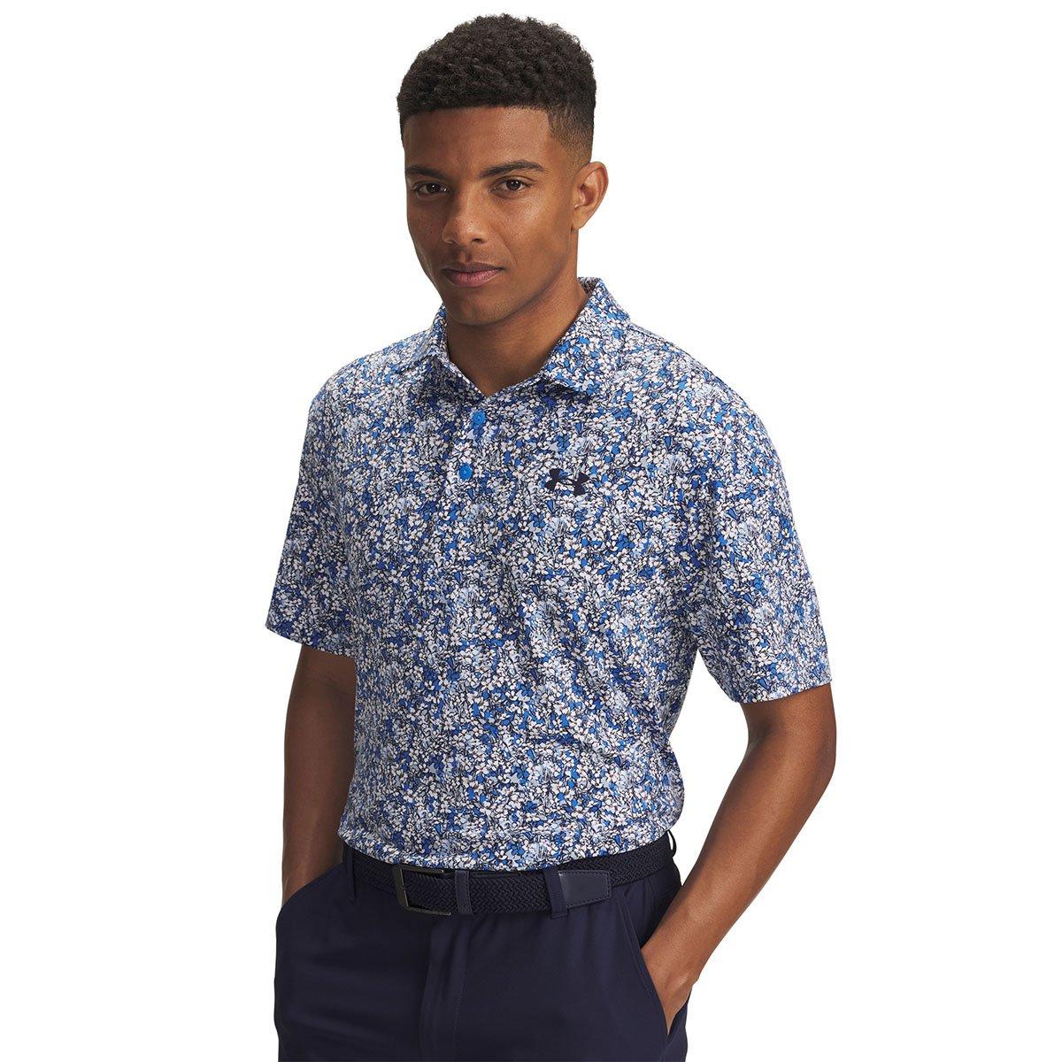 Under Armour Men's Playoff 3.0 Printed Golf Polo Shirt