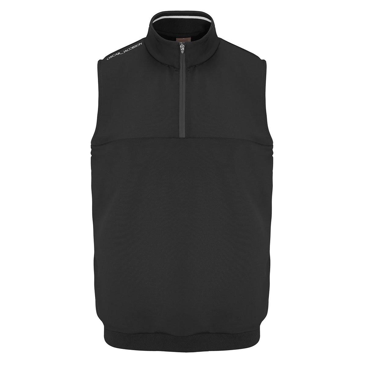 Oscar Jacobson Men's Westland Sleeveless Quarter Zip Mid Layer