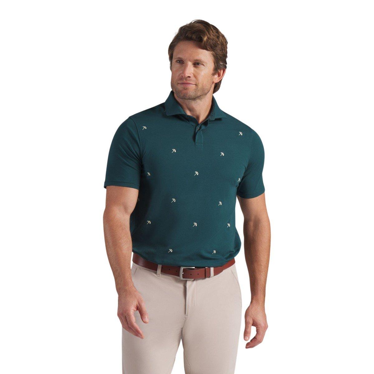 PUMA Men's X Arnold Palmer Modalon Umbrella Golf Polo Shirt