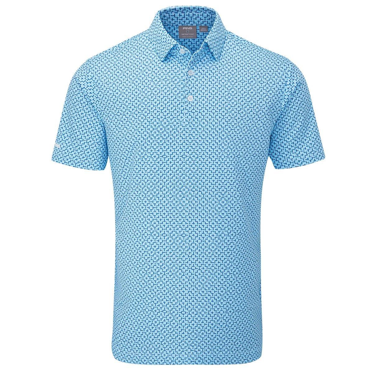 Ping Ping Ephron Micro Maze Print Polo Shirt