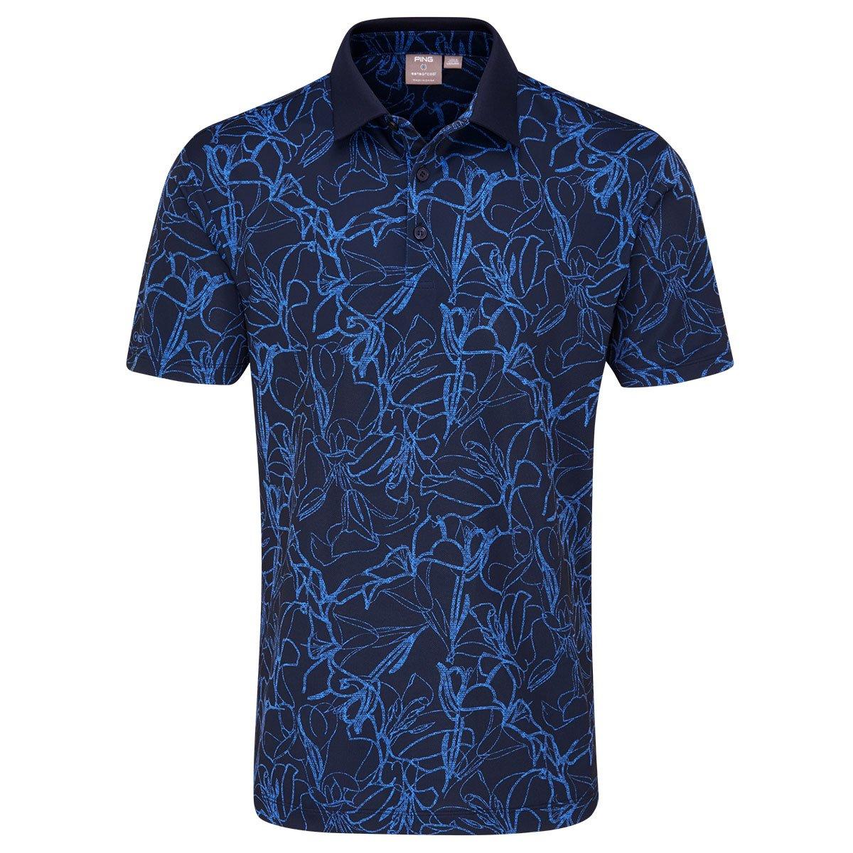 Ping Ping Orlando Printed Pique Polo Shirt