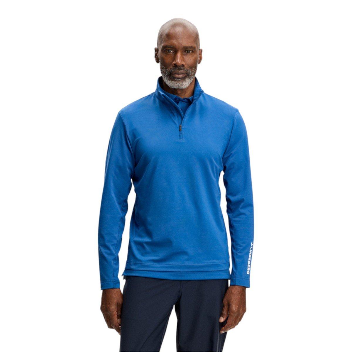 J.Lindeberg Men's Tour Tech Quarter Zip Golf Mid Layer 
