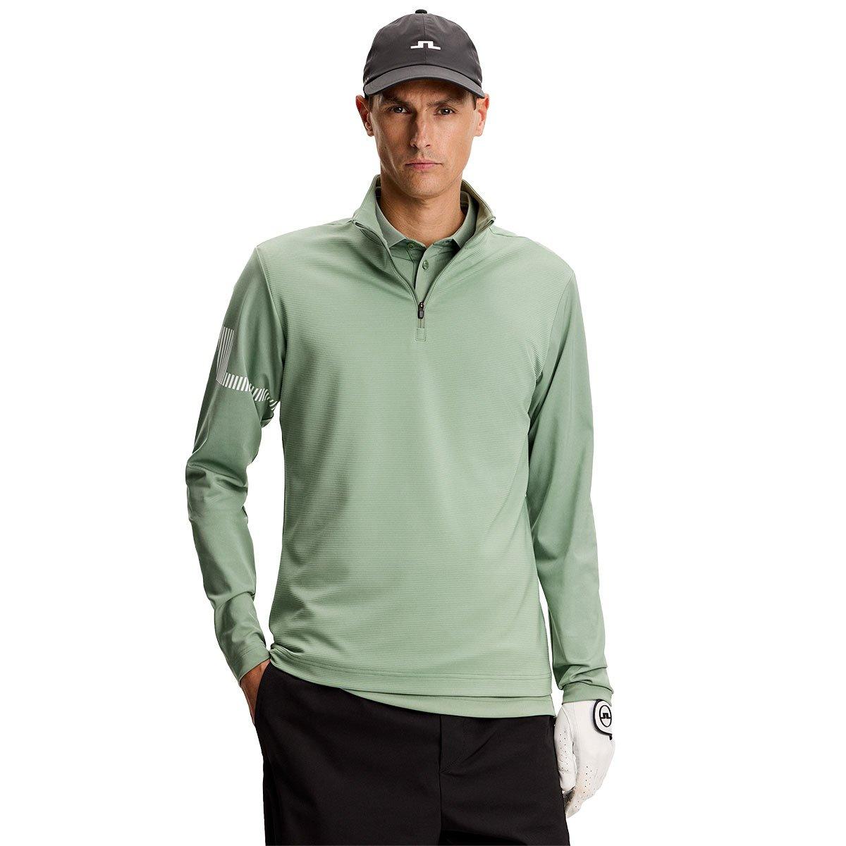 J.Lindeberg Men's Heath Strike Golf Mid Layer 