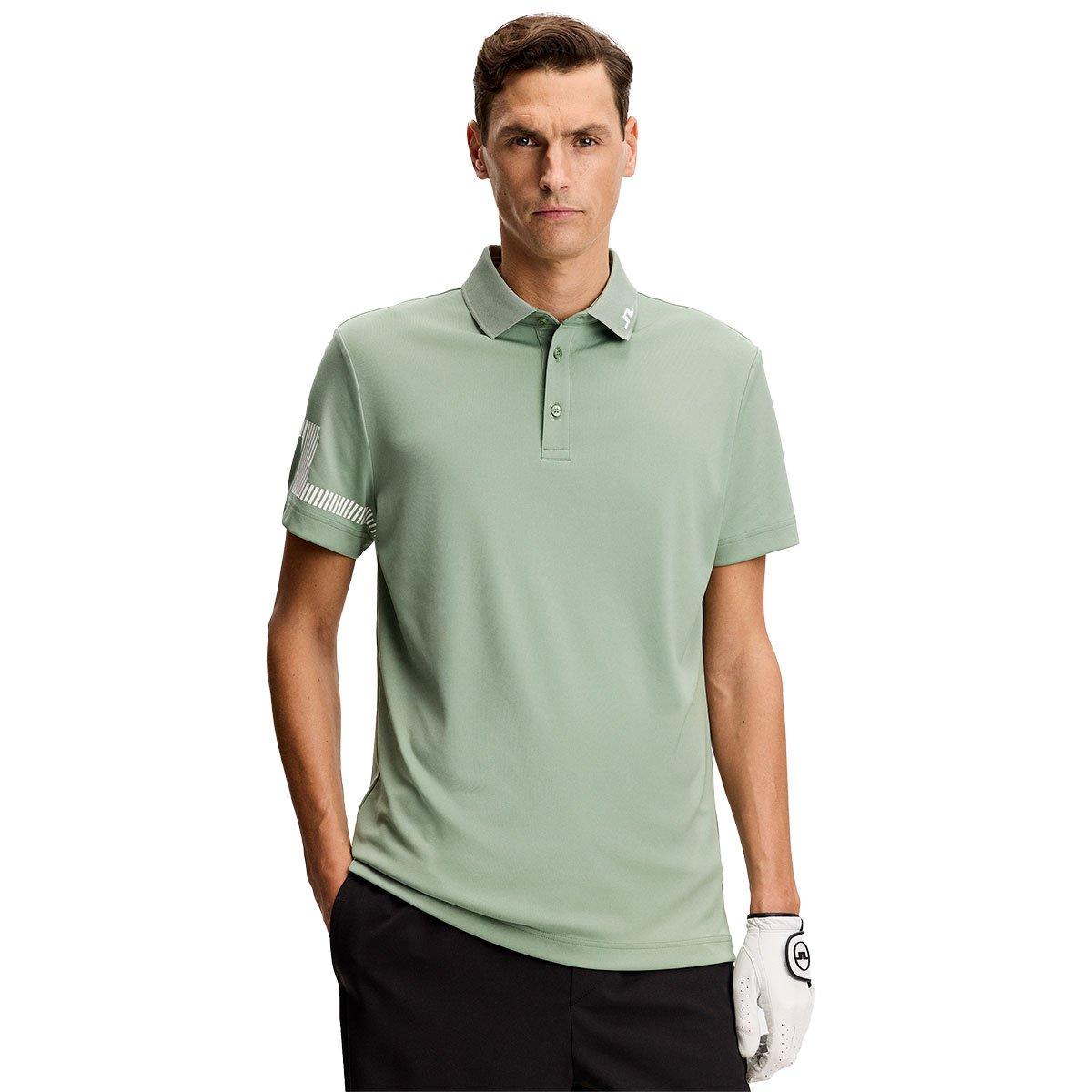 J Lindeberg Heath ARM Logo Polo Shirt