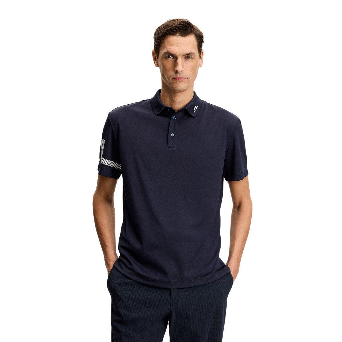 J.Lindeberg Heath ARM Logo Polo Shirt