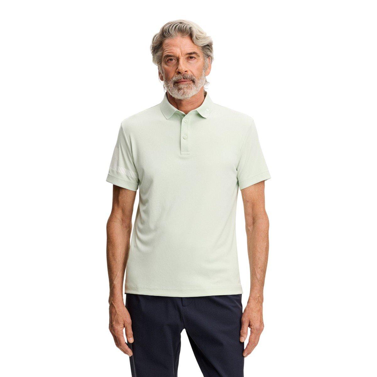 J.Lindeberg Men's Heath Arm Logo Golf Polo Shirt