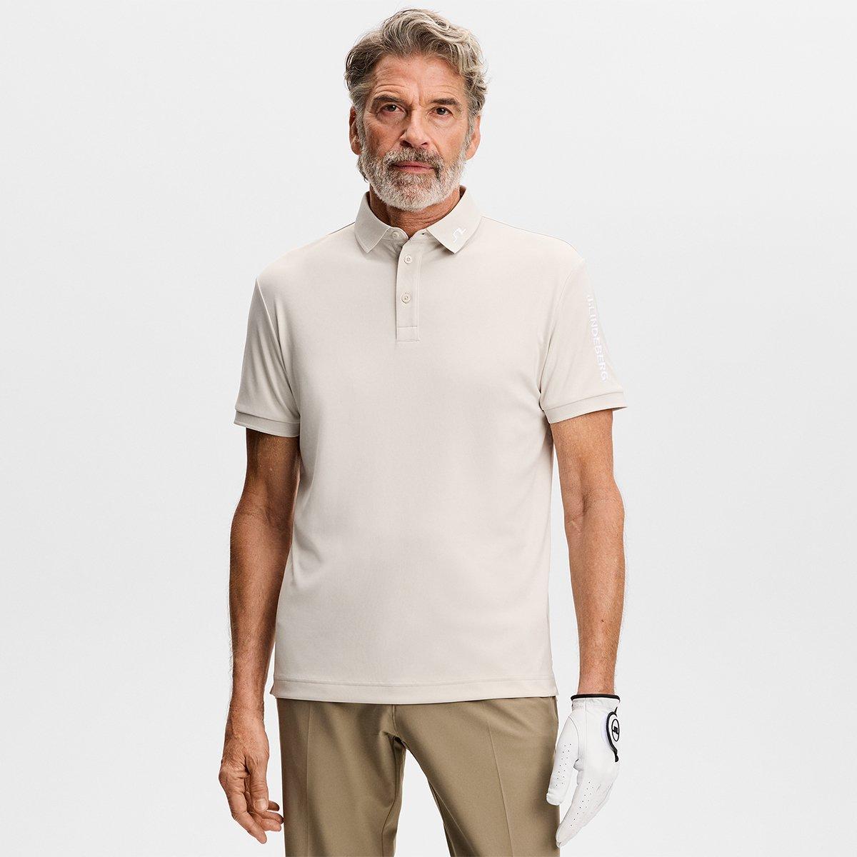 J Lindeberg J Lindeberg Tour Tech ARM Logo Polo Shirt