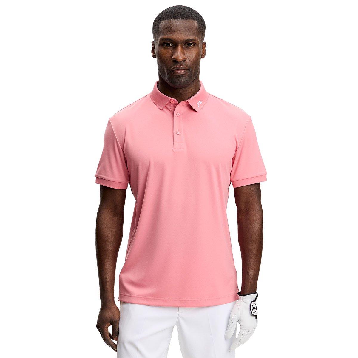 J Lindeberg KV Rear Logo Print Polo Shirt