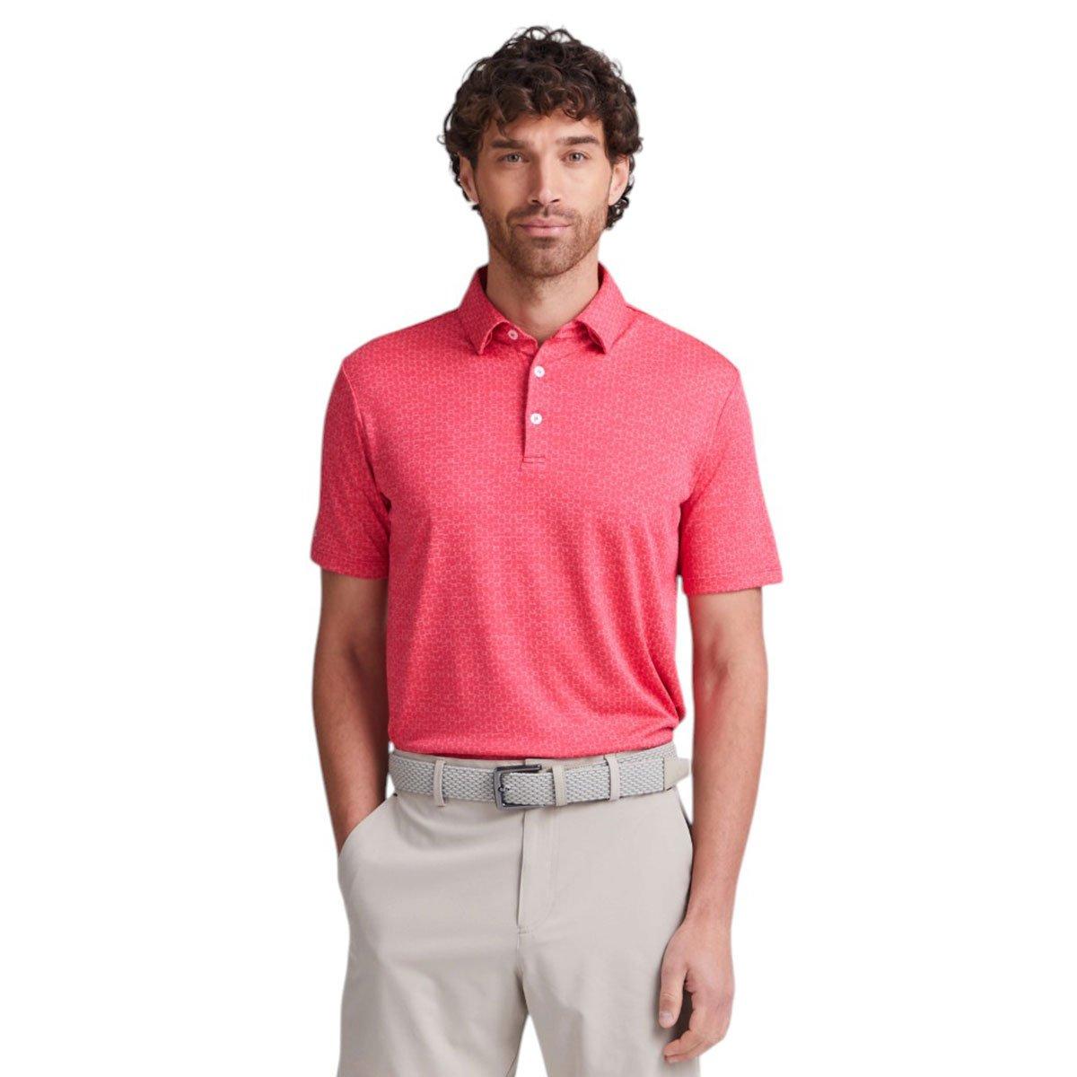 PING Men's Rafe Jacquard Golf Polo Shirt