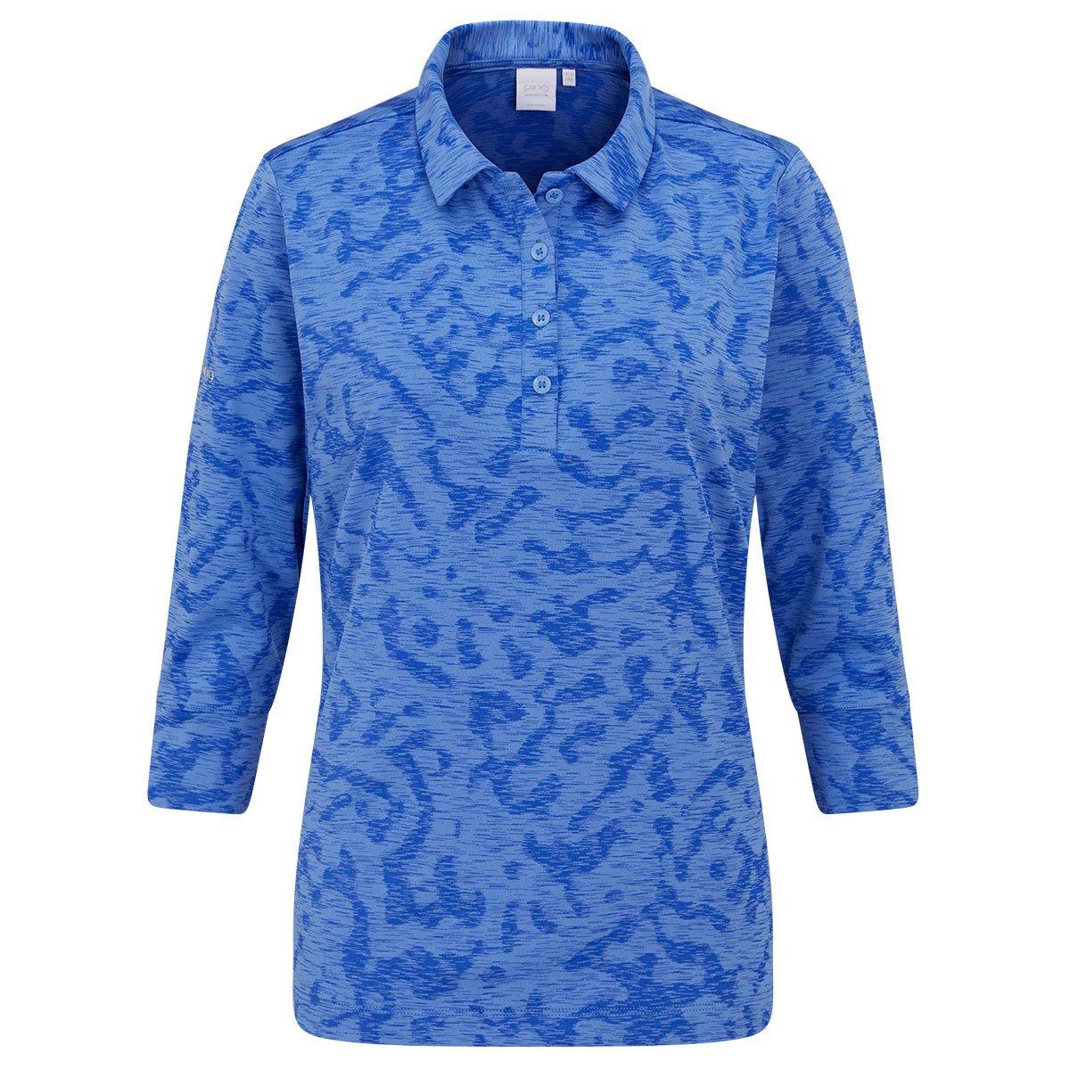 Ping Lunette Ladies 3/4 Sleeve Jacquard Golf Polo Shirt
