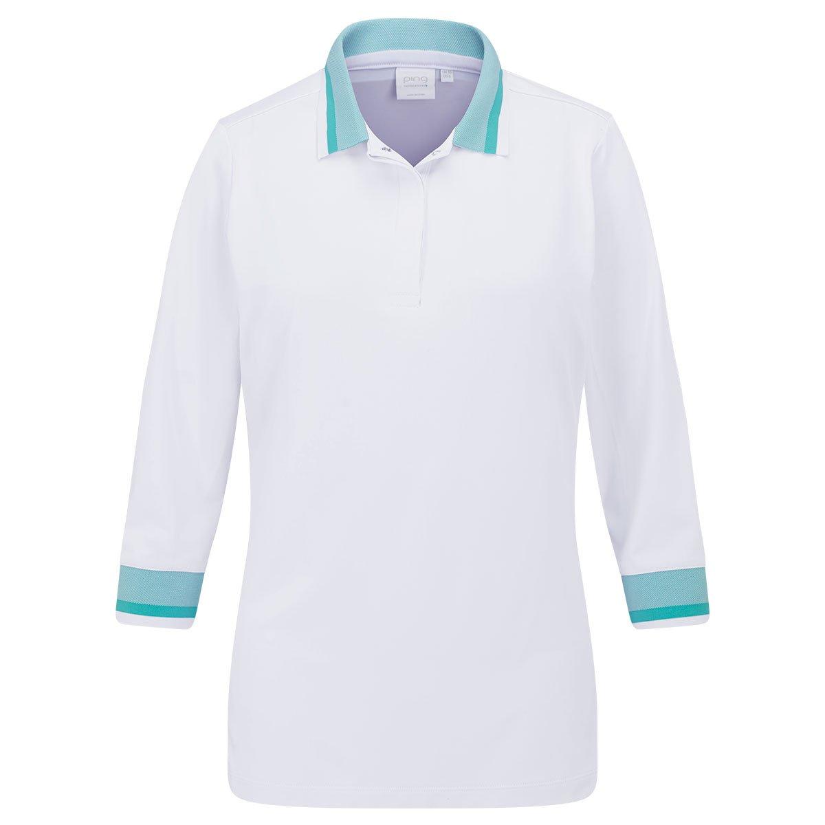 Ping Lindsey Ladies 3/4 Sleeve Golf Polo Shirt