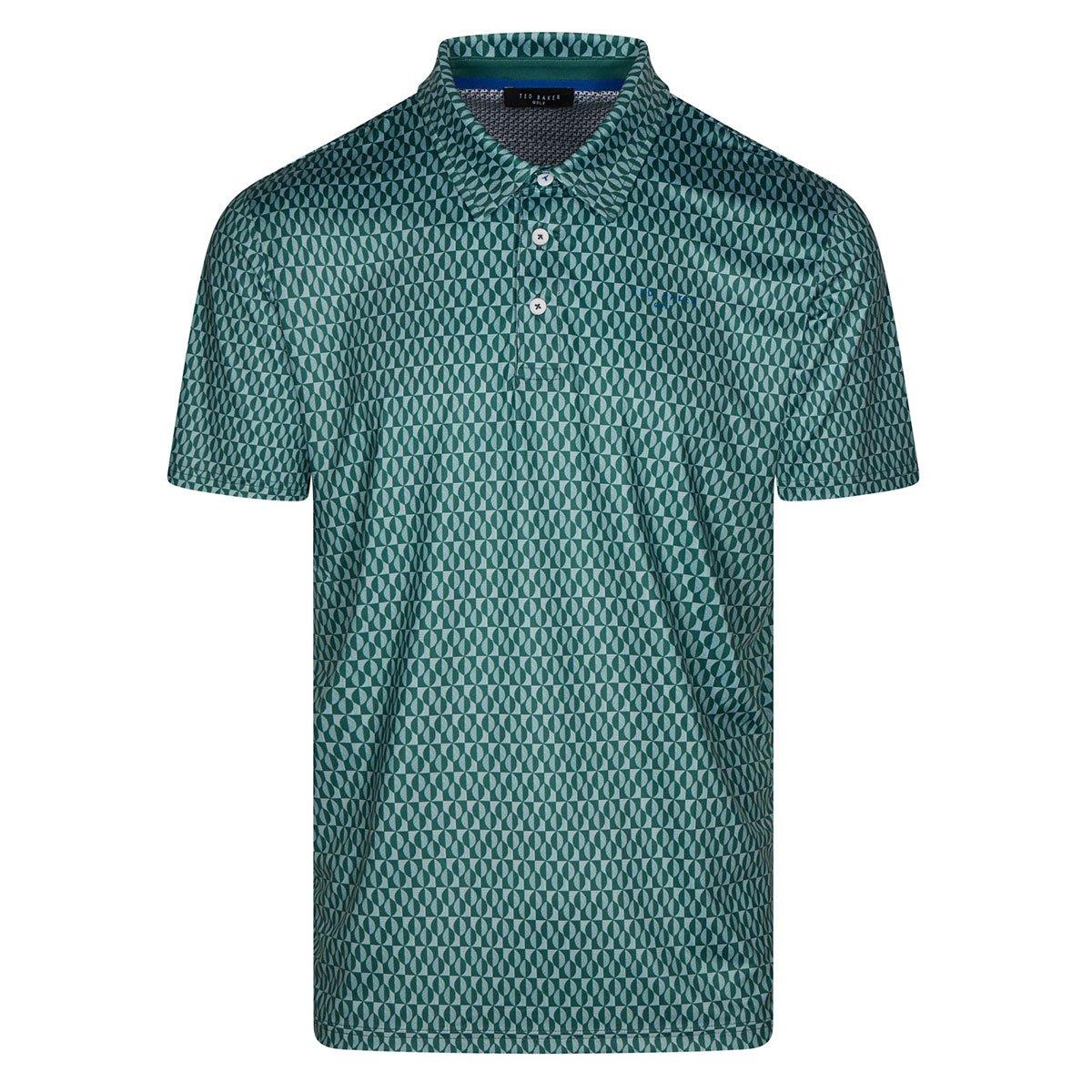 Ted Baker Men's Armourr Geo Print Golf Polo Shirt
