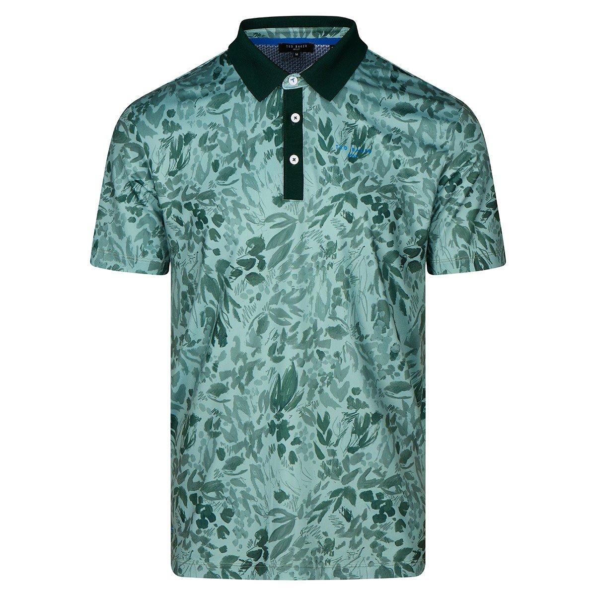 Ted Baker Ted Baker Barnnes Floral Print Polo Shirt