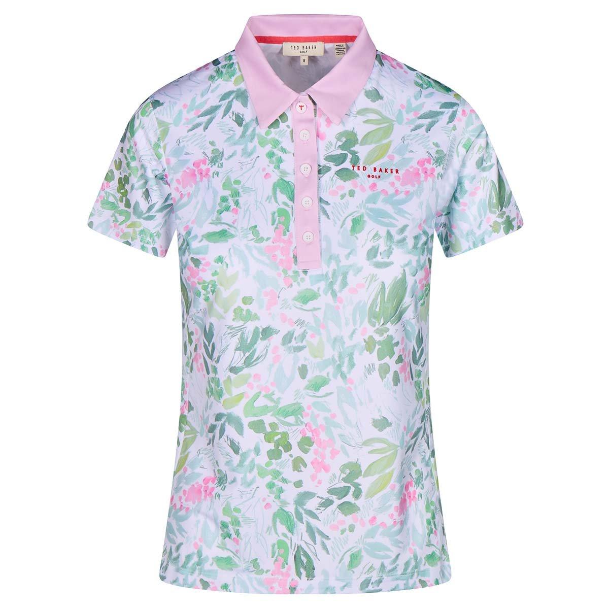 Ted Baker Ladies Ted Baker Boutier Floral Polo Shirt