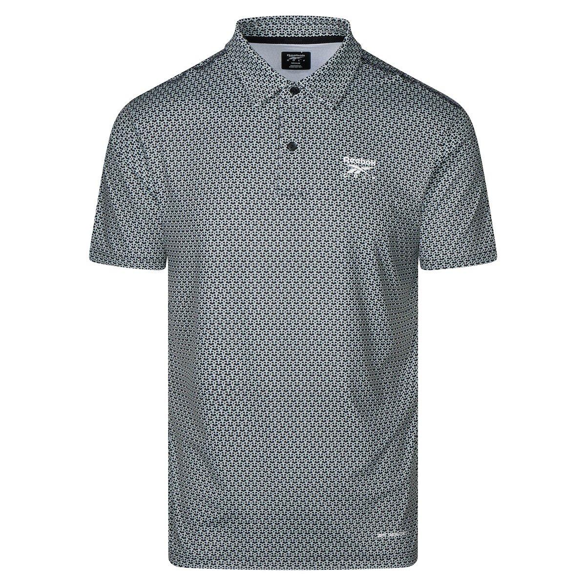 Reebok Men's Initial Printed Golf Polo Shirt