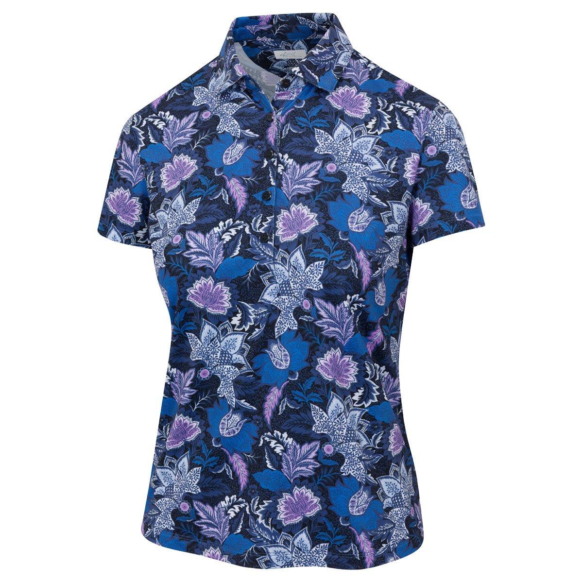 Greg Norman Ladies Greg Norman Twinflower Tide Polo Shirt