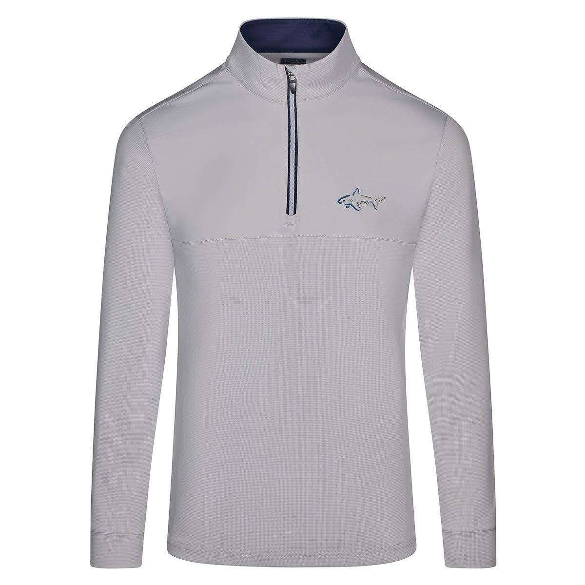 Greg Norman Men's Captains Quarter Zip Golf Mid Layer