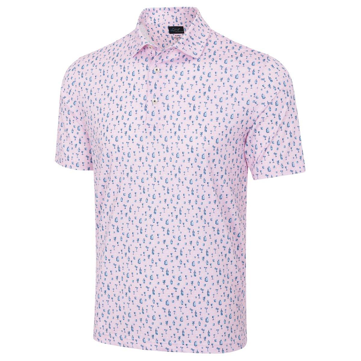 Greg Norman Greg Norman Aloha Hour Drinks Polo Shirt
