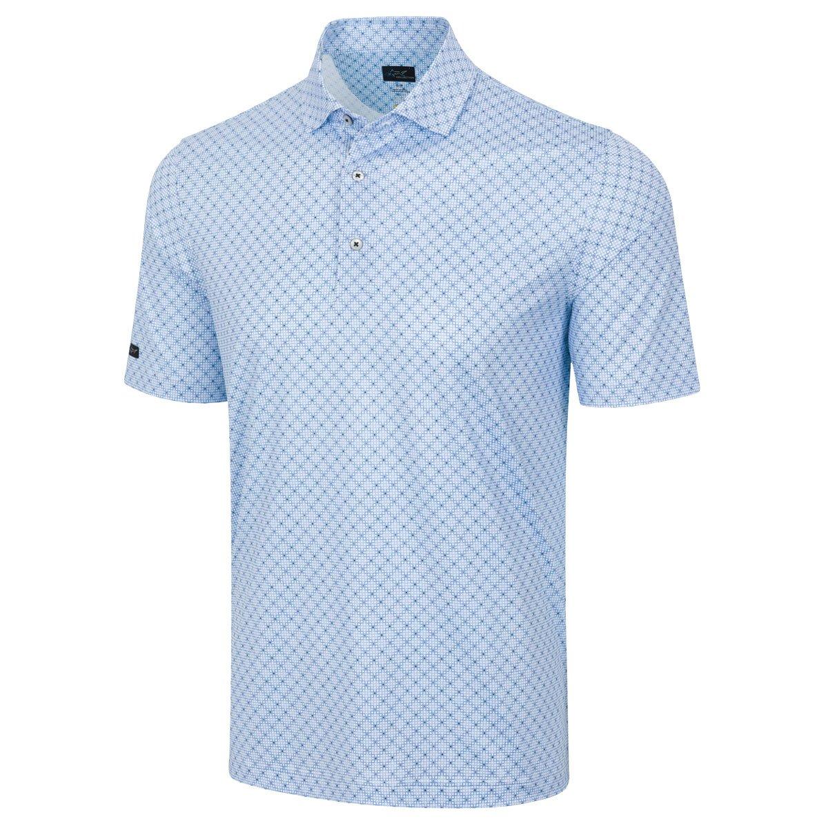 Greg Norman Greg Norman DOT Wave GEO Print Polo Shirt