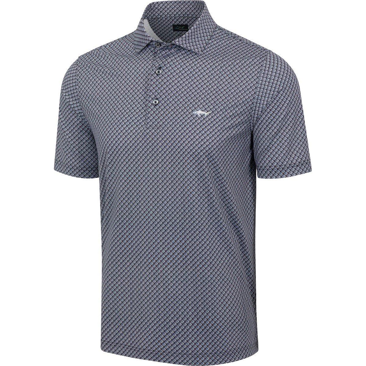 Greg Norman Men's Reefrider Logo Golf Polo Shirt