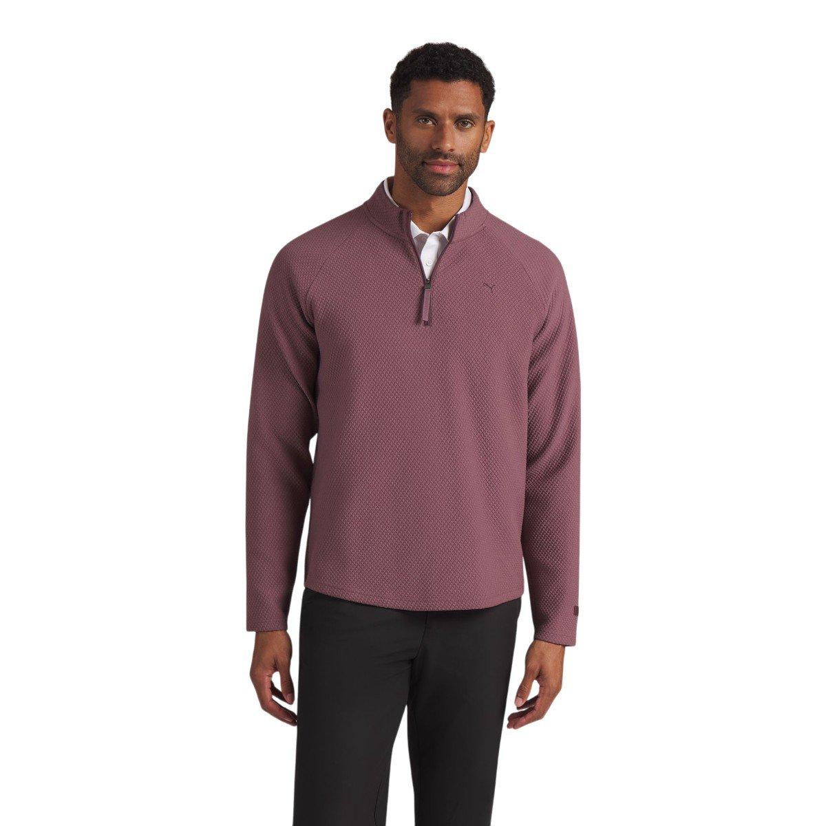 PUMA Men's Boulder 2.0 Quarter Zip LC Golf Mid Layer