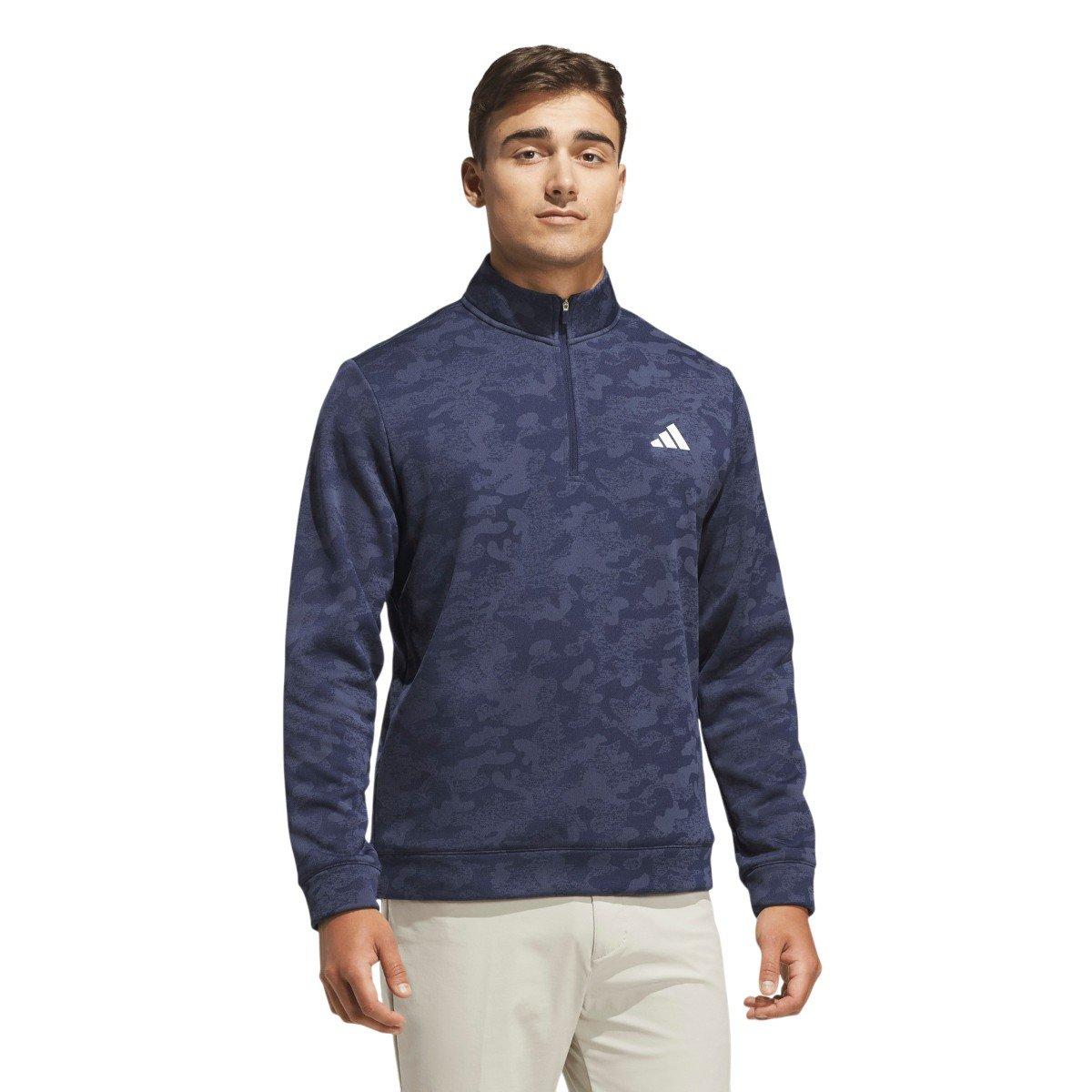 Adidas Ultimate365 Camo DWR Quarter ZIP Midlayer