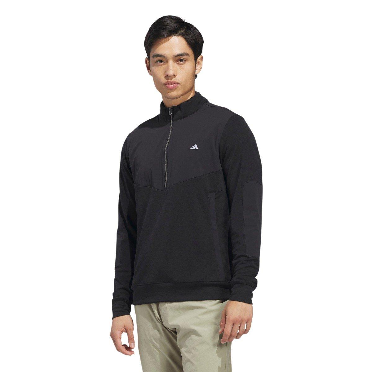 adidas Ultimate365+ Course Control Hybrid Quarter-Zip Golf Mid Layer