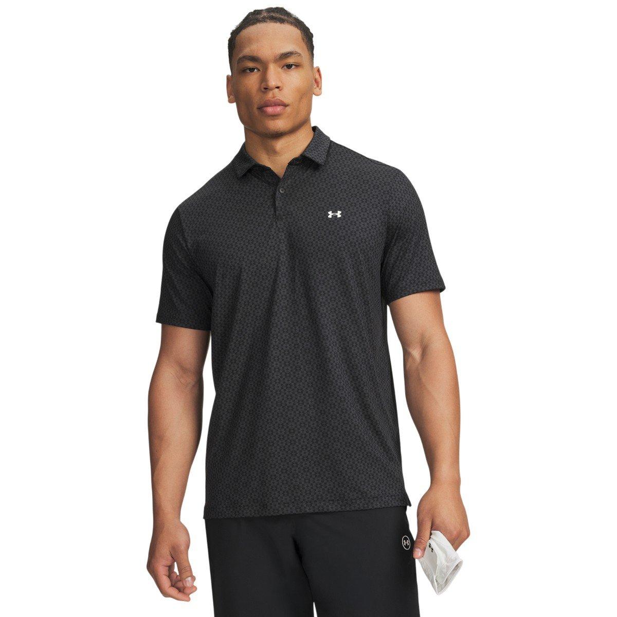 Under Armour Under Armour TEE TO Green Checker Print Polo Shirt