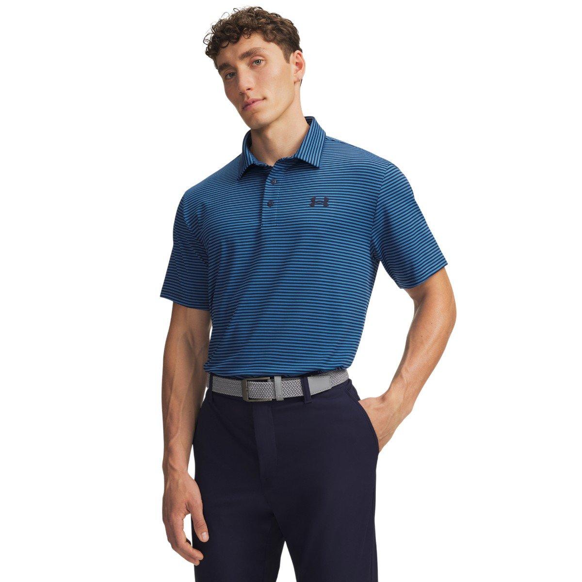 Under Armour Men's Playoff 3.0 Stripe Golf Polo Shirt 
