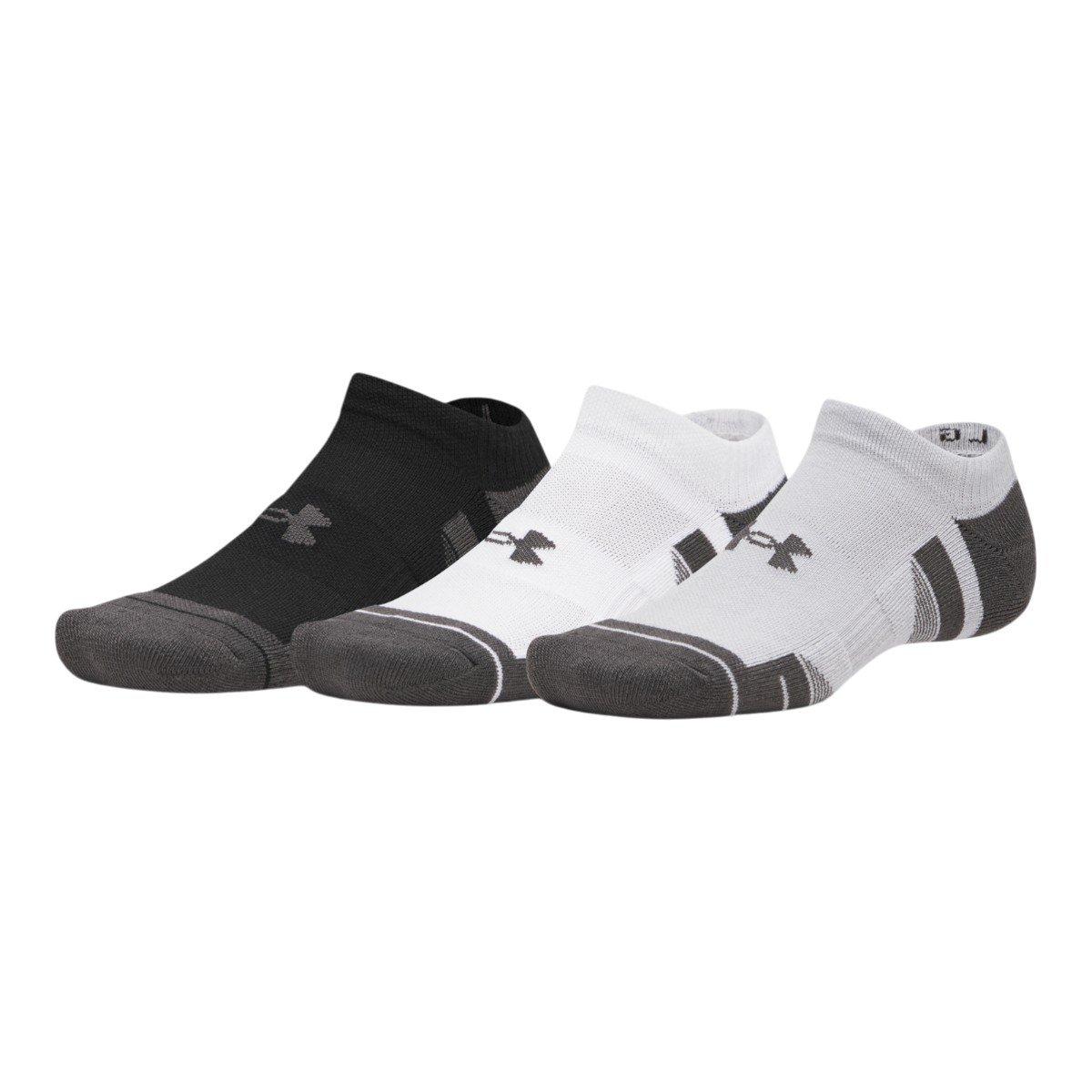 Under Armour Men's Performance Tech No Show Golf Socks - 3 Pair Pack 