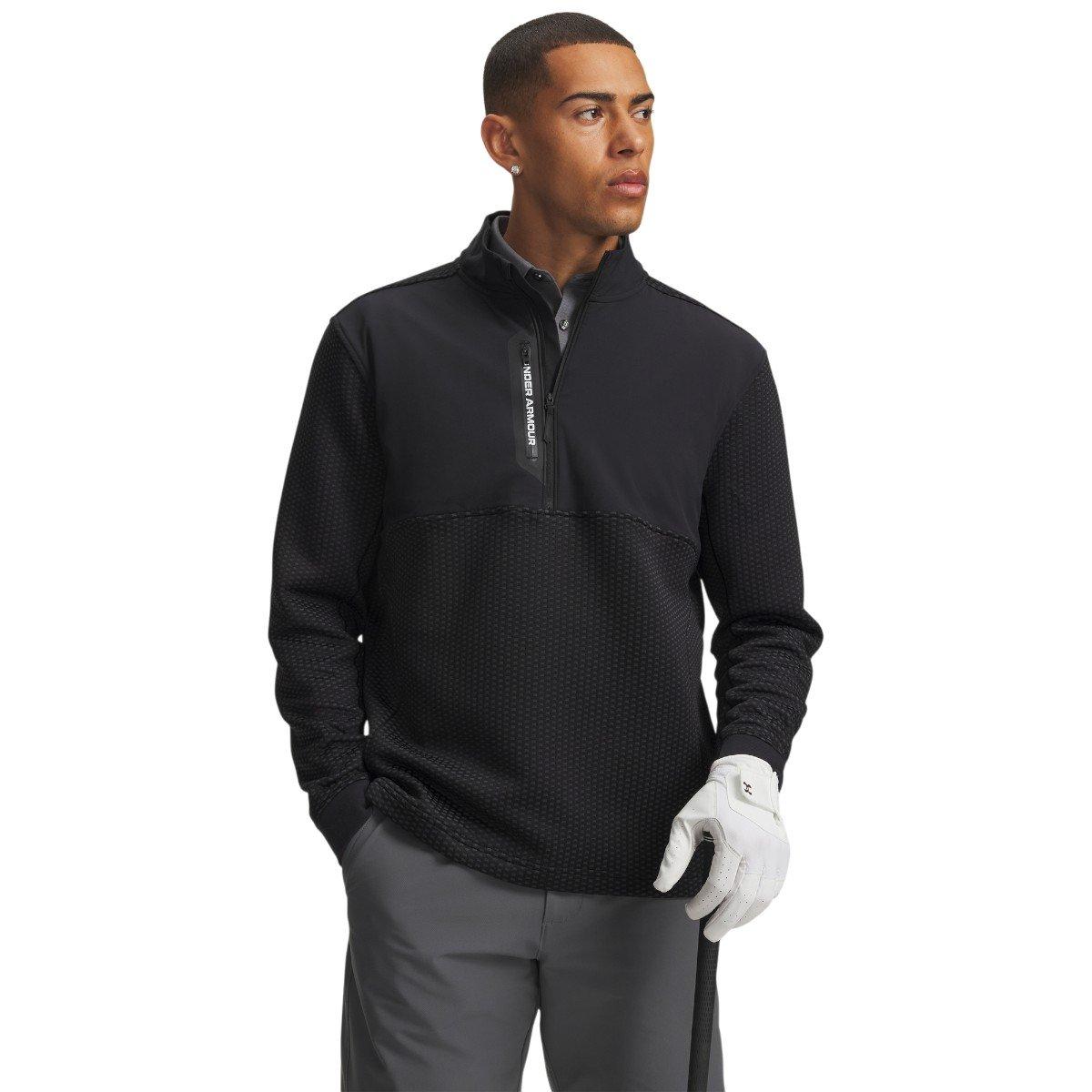 Under Armour Men's Drive Pro Hybrid Half Zip Golf Mid Layer 